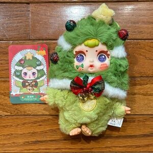 Green Christmas Tree Plush Doll Pendant